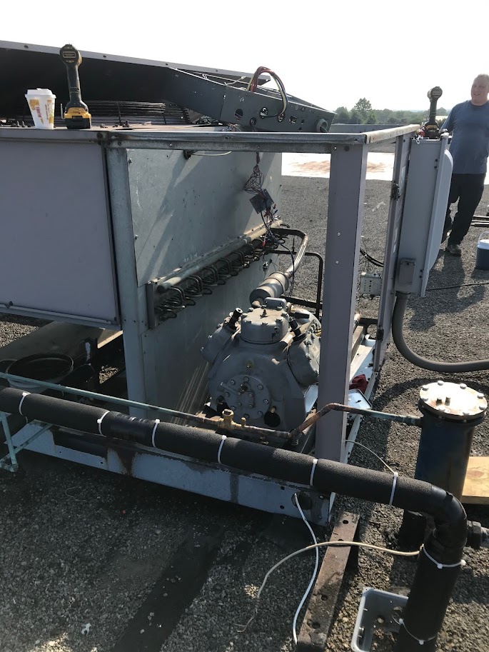 Commercial building 20 ton compressor