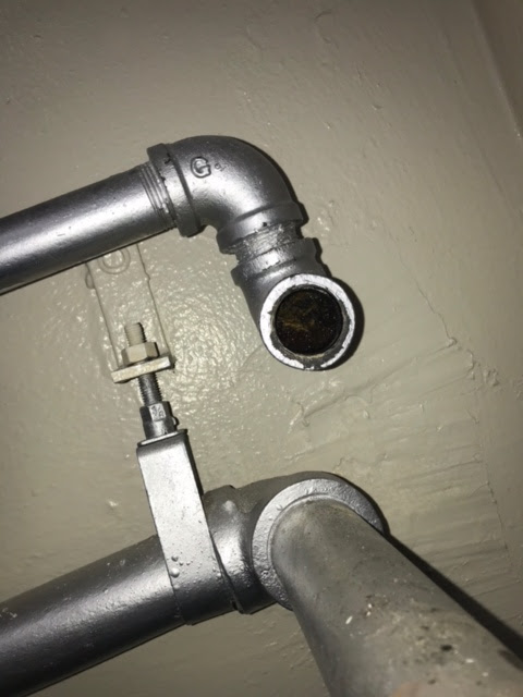 WHEN WE FINALLY UNCLOGGED IT BUCKETS OF CONDENSATE WATER FLOWED OUT